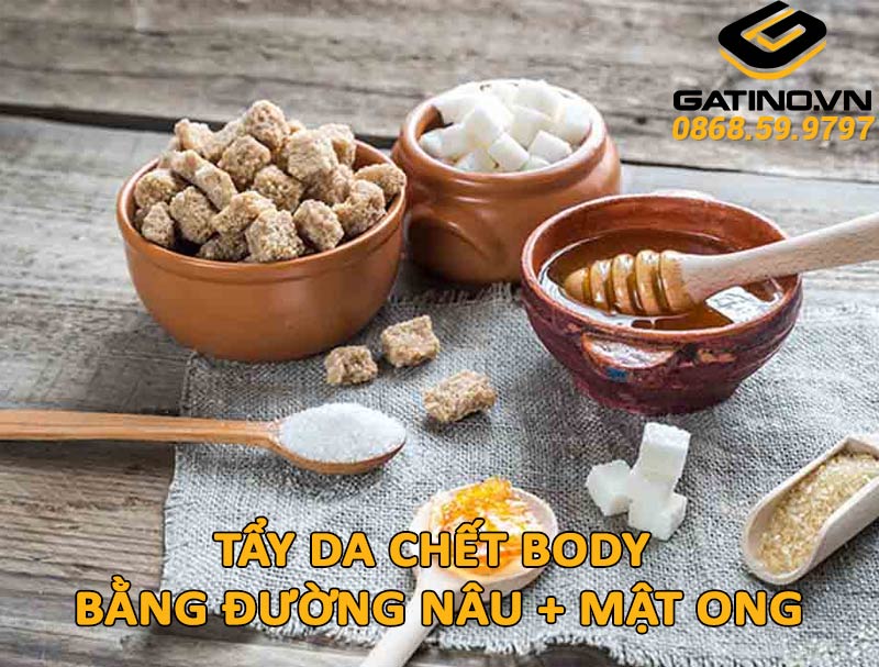 Mô hình cơ chế tẩy da chết mật ong rượu