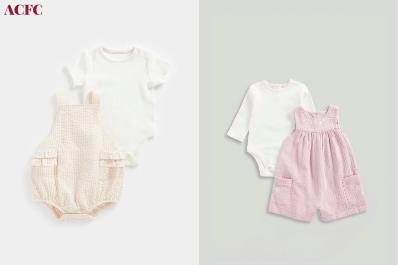 Bodysuit Sơ Sinh: Mặc Sao Cho Bé Thoải Mái Mà Vẫn Gọn Gàng Cả Ngày