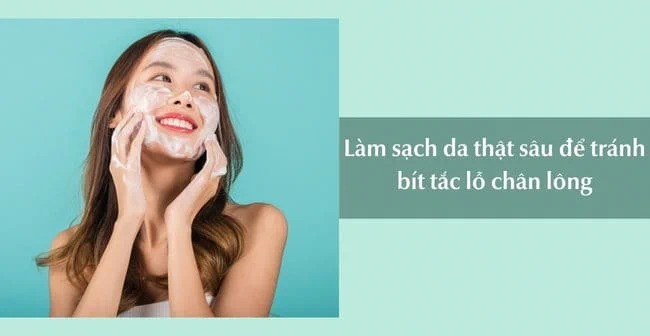 Làm sạch da thật sâu là nguyên tắc khi chăm sóc da mụn