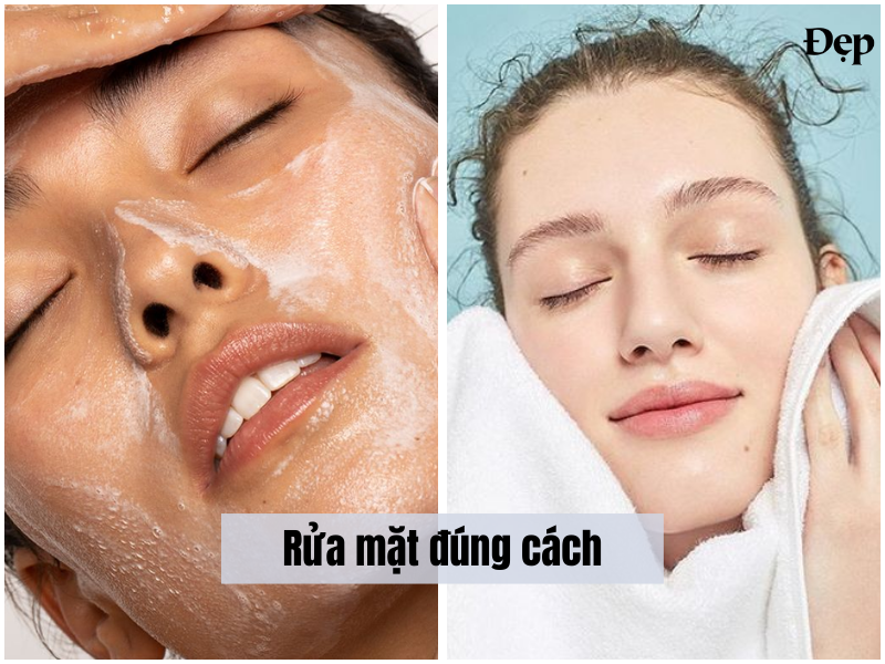 Rửa mặt đúng cách