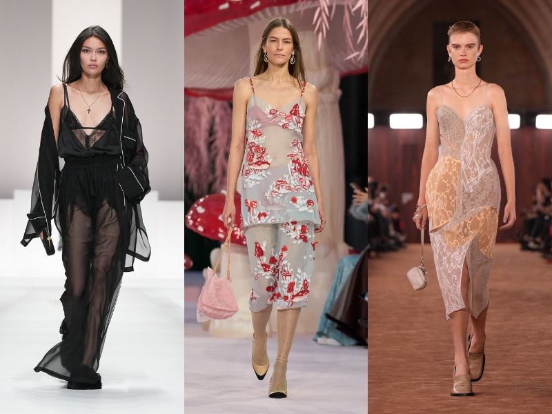 Đầm slip dress thập niên 90