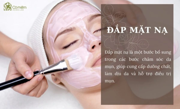 Đắp mặt nạ cho da mụn
