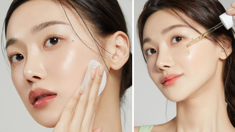Thoa sản phẩm dạng lỏng trước để thẩm thấu sâu vào da