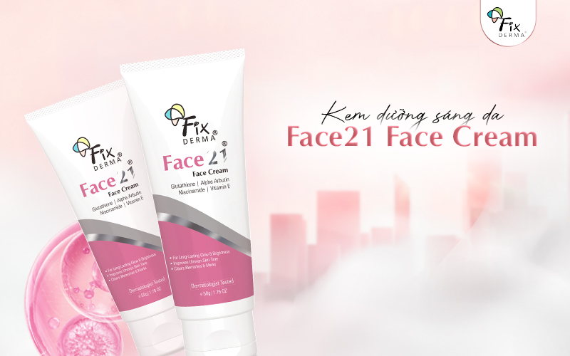 Dưỡng ẩm cho da hỗn hợp Fixderma Face21 Face Cream