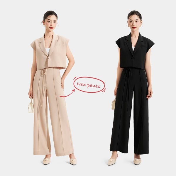 Đầm mini tơ thêu 2 dây đính nơ thân trước