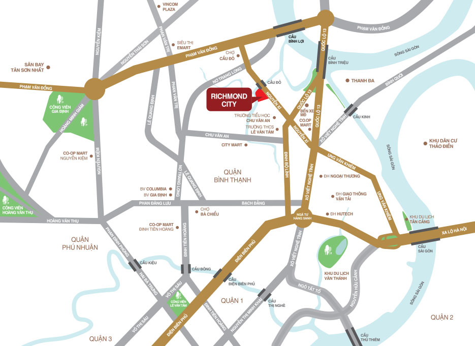 Richmond City - vị trí trung tâm Bình Thạnh