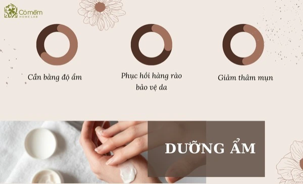 Dưỡng ẩm cho da mụn