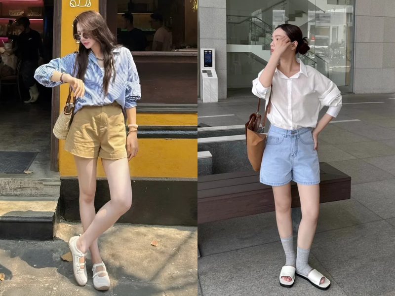 Phối đồ dáng quả táo
