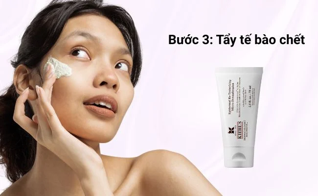 Thực hiện tẩy tế bào chết 1-2 lần mỗi tuần