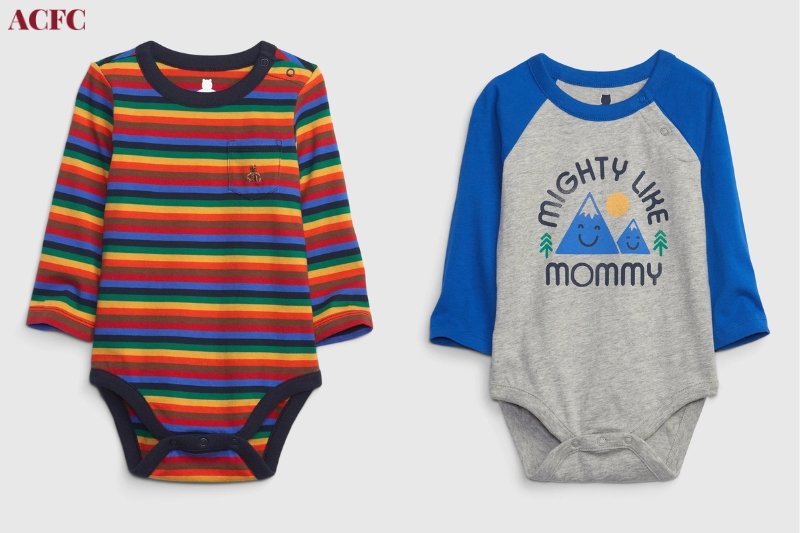 Bodysuit Sơ Sinh: Mặc Sao Cho Bé Thoải Mái Mà Vẫn Gọn Gàng Cả Ngày