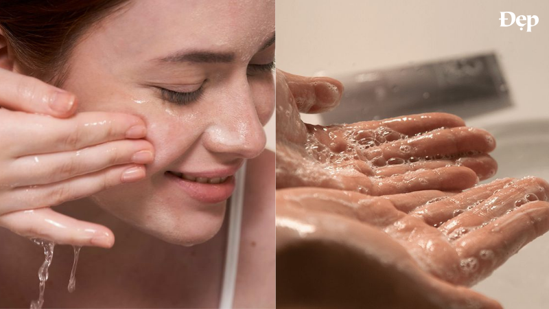 Cách làm sạch dịu nhẹ kiểu Nhật và lớp làm sạch đầu tiên
