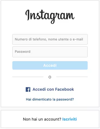 Giao diện Instagram trên máy tính