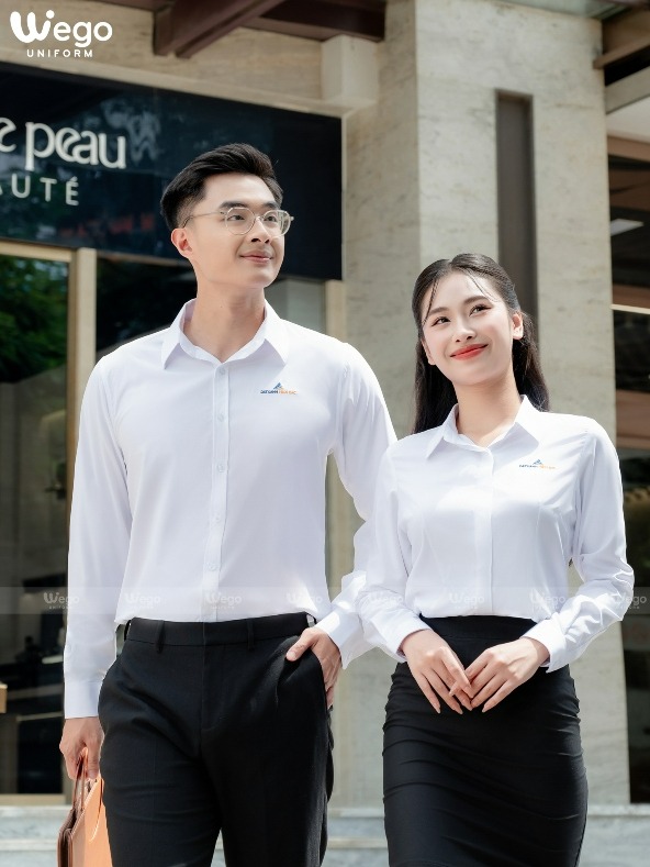 Cấu trúc sơ mi đồng phục công sở cao cấp