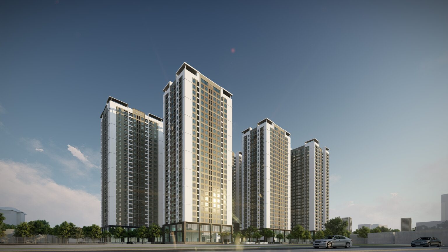 Rose Town tại Ngọc Hồi với view công viên Yên Sở xanh mát