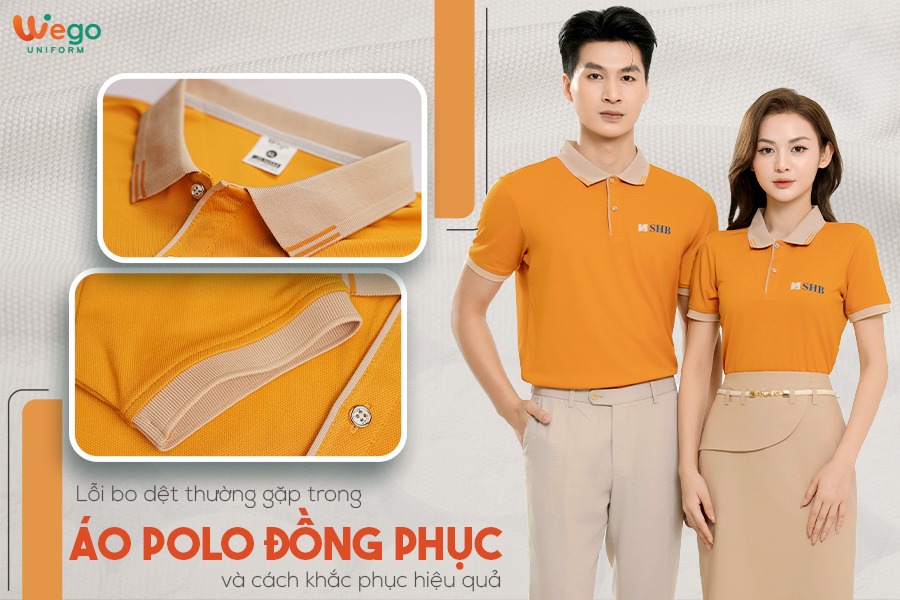 Áo polo đồng phục dệt từ sợi tre sinh học