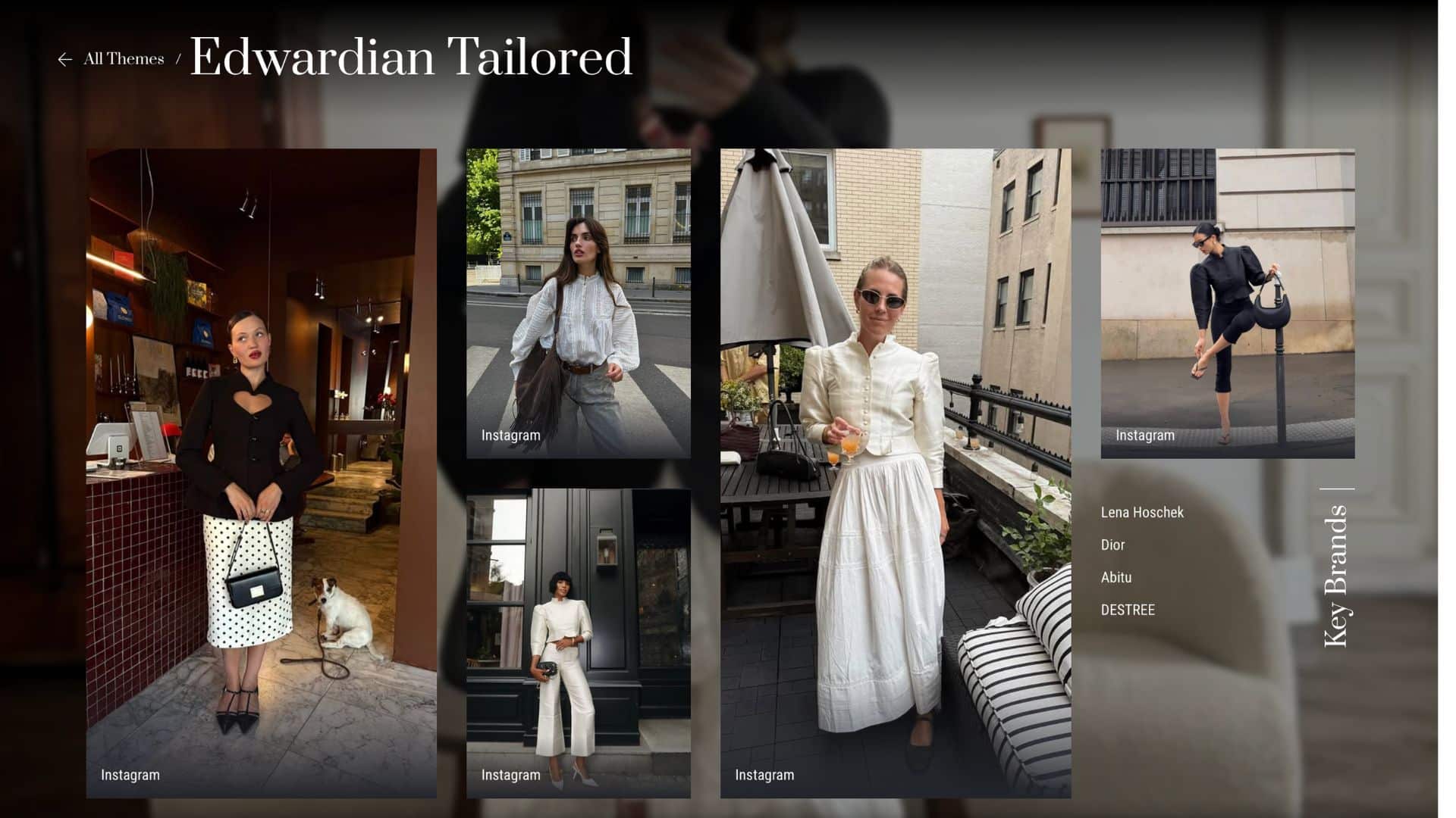 Kỹ thuật may đo sắc sảo của phong cách Edwardian Tailored