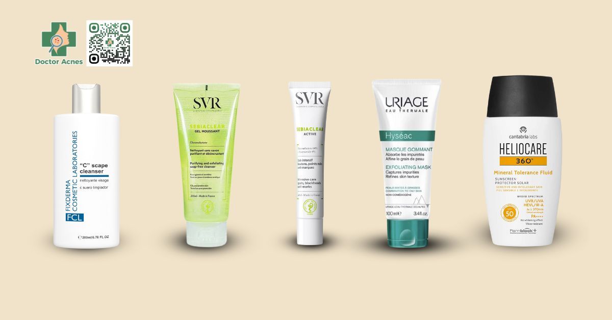những sản phẩm skincare cho da dầu mụn