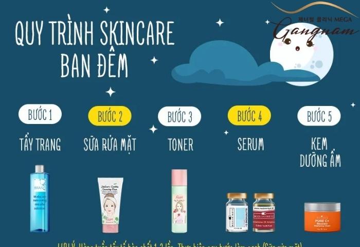 Quy trình dưỡng ẩm tối đa mùa đông với nhiều bước