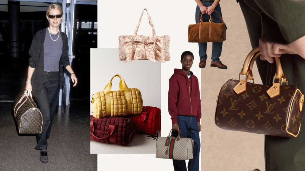 Túi duffle trong bối cảnh thời trang nam nữ hiện đại