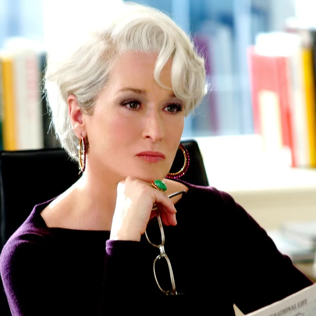 Kiểu trang điểm quyền lực của Miranda Priestley trong The Devil Wears Prada