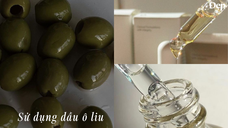 Dưỡng ẩm cho da bằng dầu ô liu