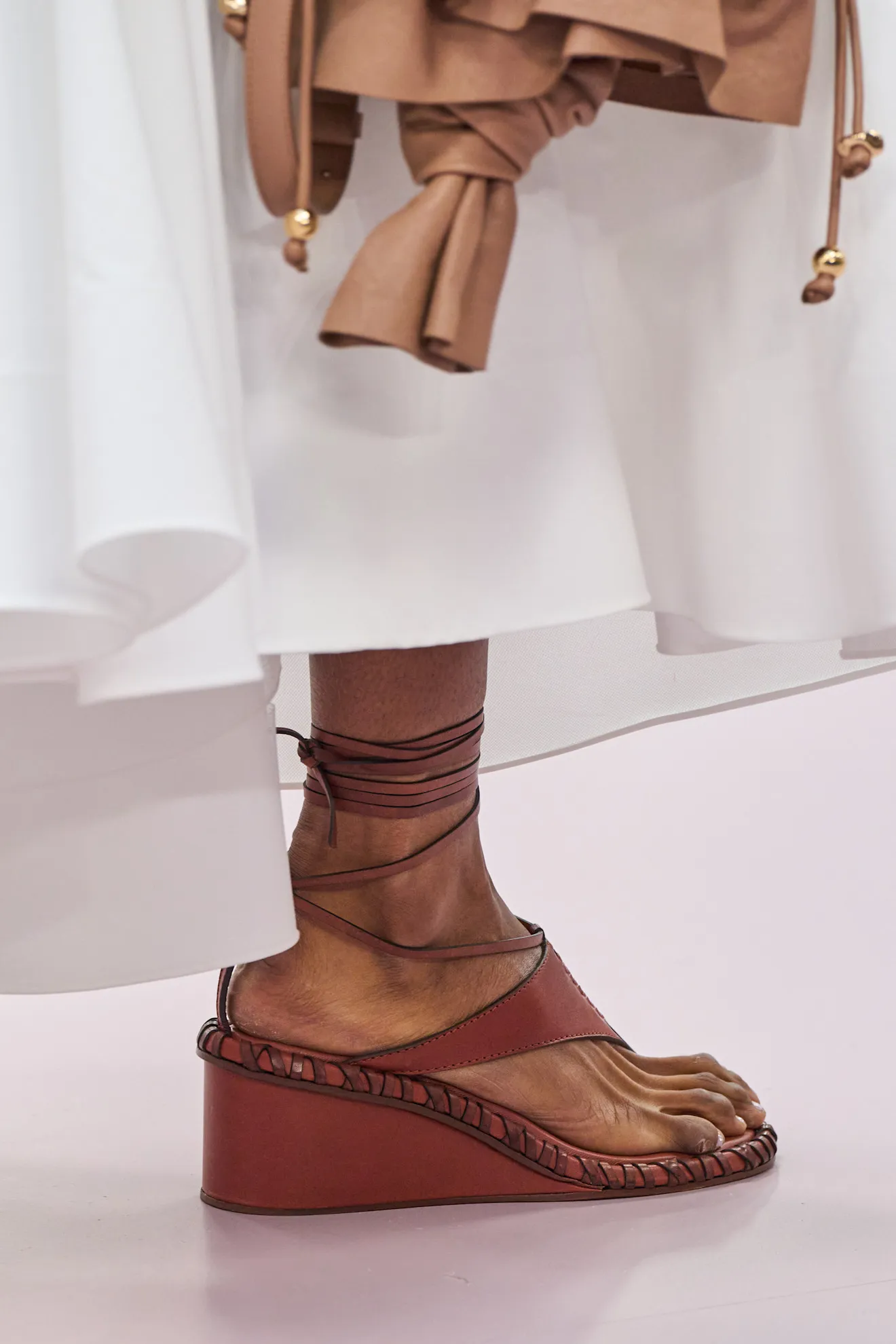 Sandal đế xuồng gót cao Zimmermann thanh lịch