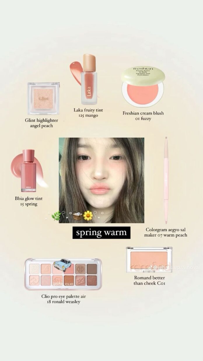 Warm Spring makeup guide