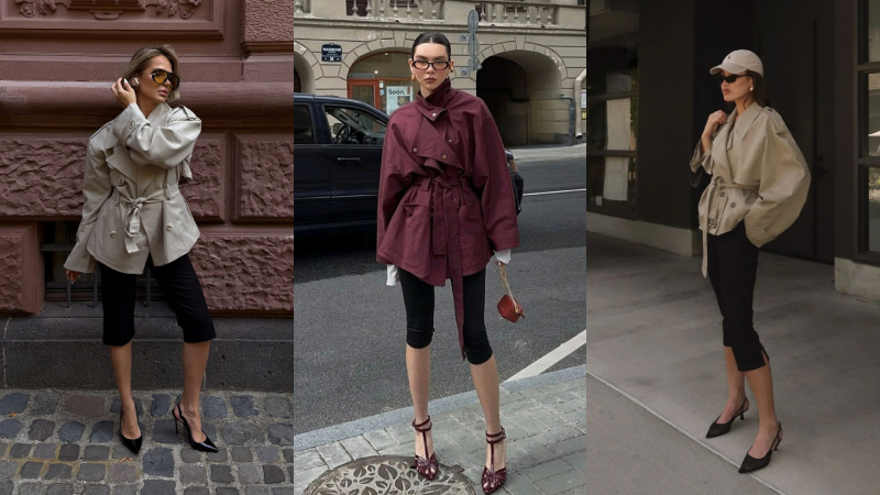 Áo trench coat phong cách casual