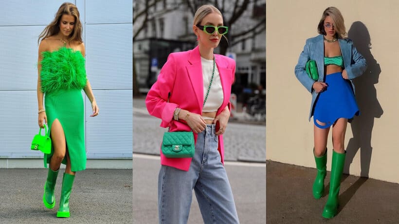 Phối đồ color blocking