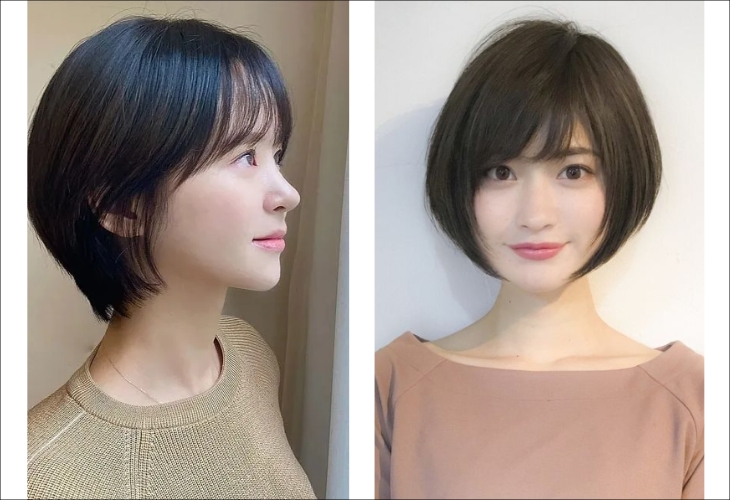 Tóc ngắn kiểu Nhật thể hiện nét đẹp trong veo, nhẹ nhàng
