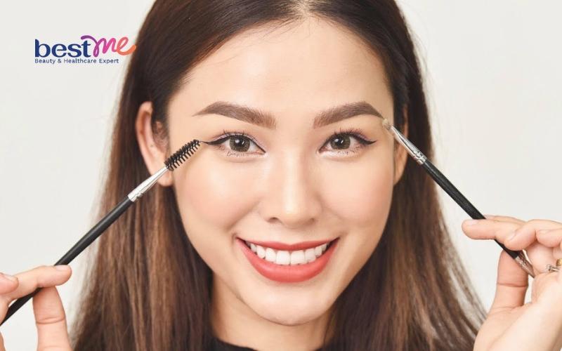 Định hình và vẽ chân mày