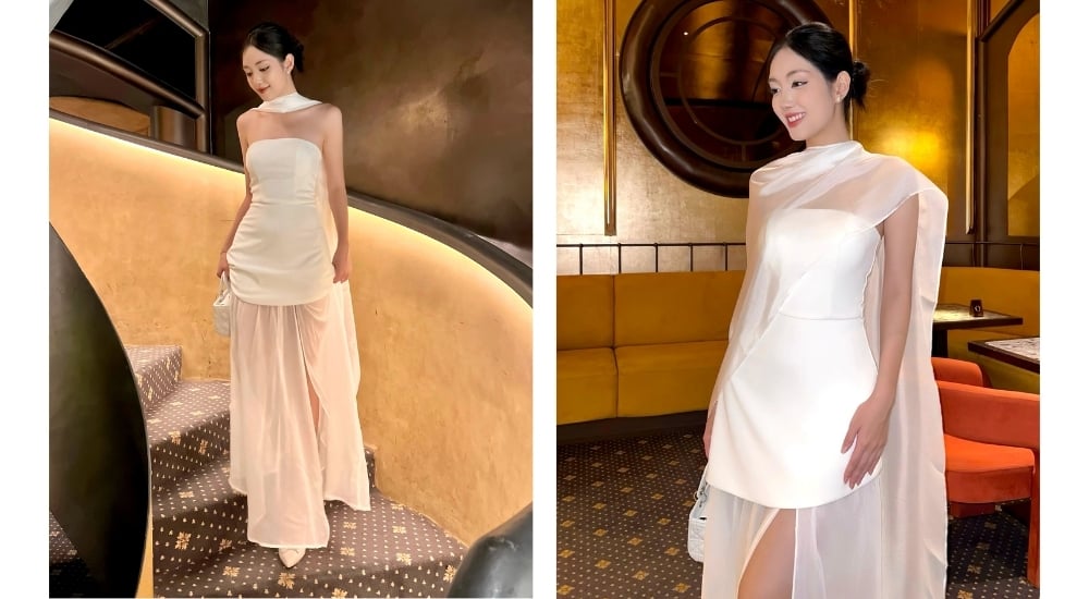 Đầm cúp ngực tiệc