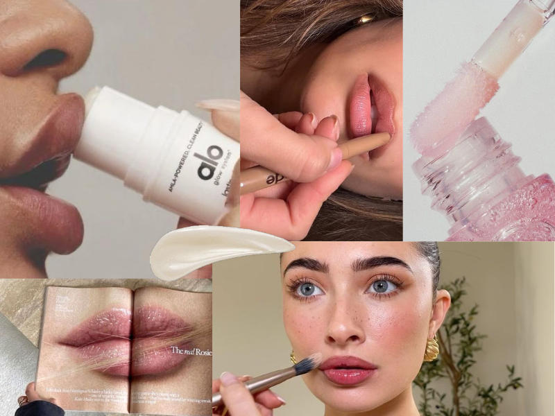 Son môi cắn tự nhiên tạo vẻ đẹp ngọt ngào