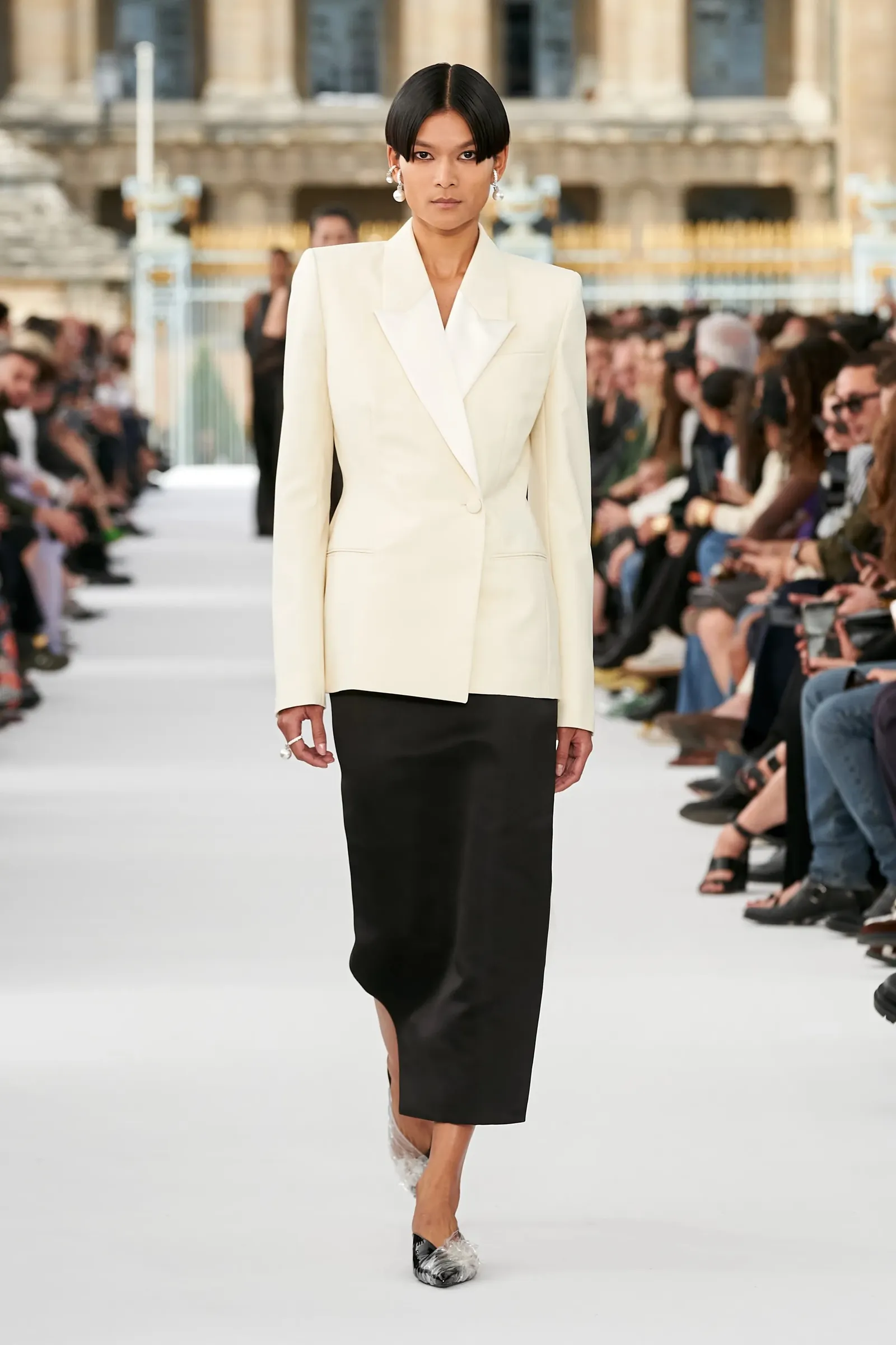 Givenchy SS24 — monochrome tailoring