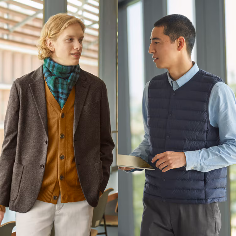 Outfit công sở Uniqlo