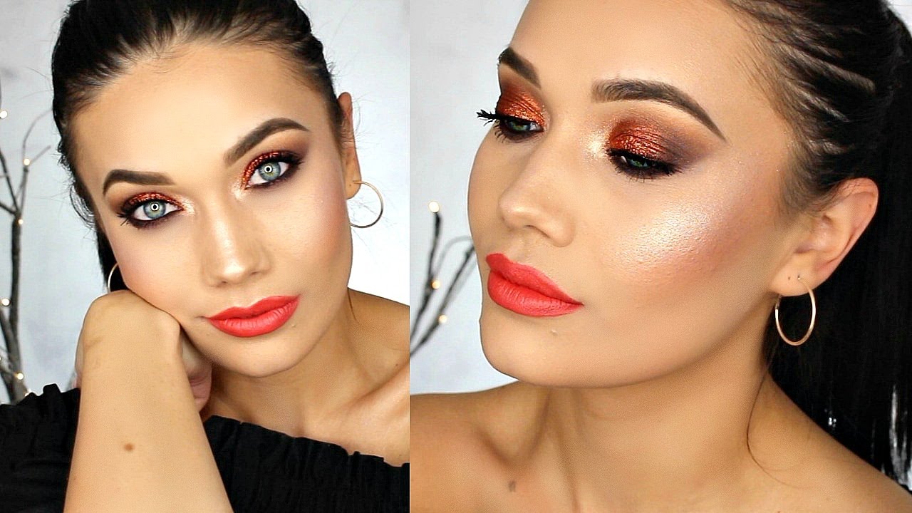 Layout makeup lộng lẫy cho tiệc mùa lễ hội
