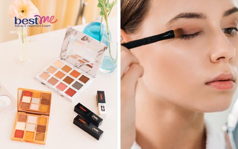 Đánh phấn mắt theo tone makeup