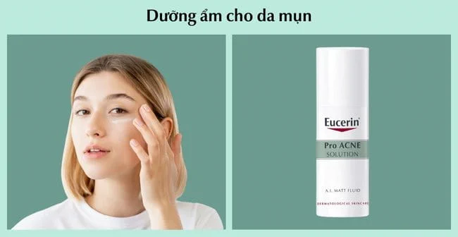 Dưỡng ẩm cho da mụn