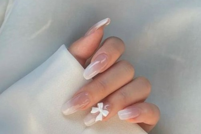 Mẫu nail đẹp nhẹ nhàng