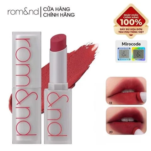 Son Thỏi Lì Romand Zero Matte Lipstick