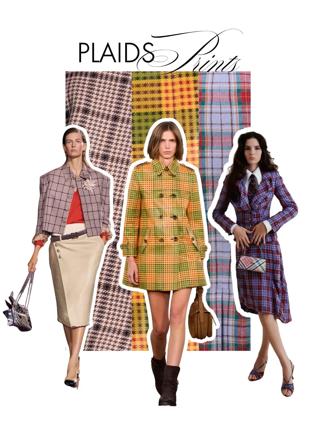 Trang phục họa tiết kẻ ô từ Chanel, Burberry và Vivienne Westwood