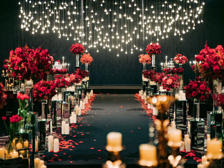 Không gian tiệc cưới do VOAN Wedding & Event Consultants thiết kế