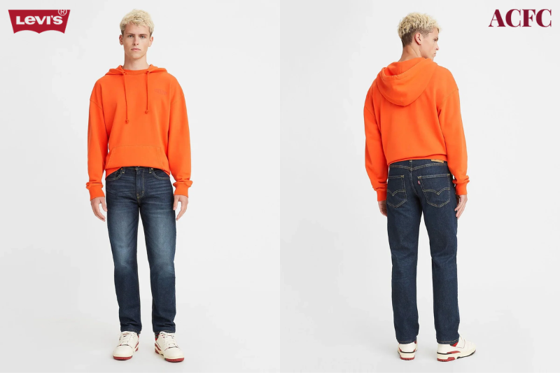 Levi's Tapered Fit: Dáng jeans dành cho người thích gọn gàng nhưng không bó sát