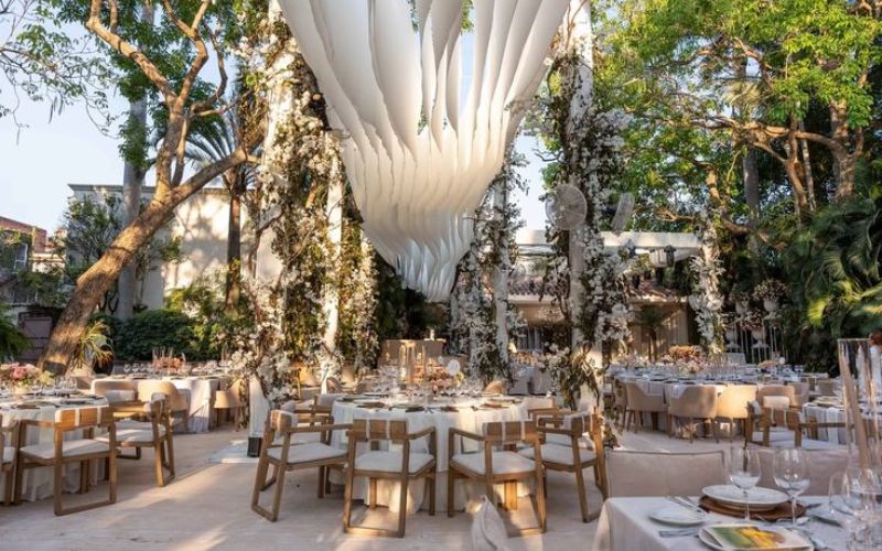 Thiết kế nhà hàng tiệc cưới phong cách Bohemian