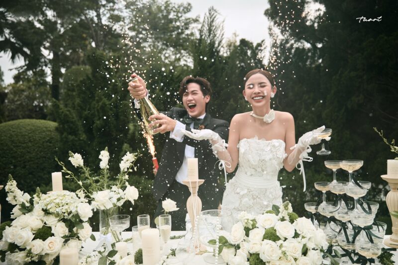 Ảnh cưới ngoại cảnh ở Sài Gòn với không gian xanh