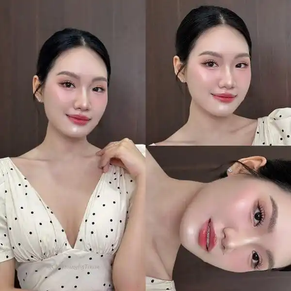 Phong cách trang điểm và làm tóc cô dâu đa dạng