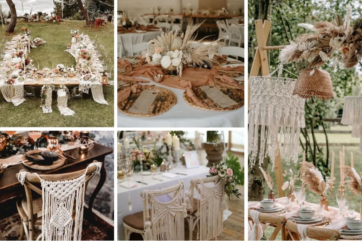 Phong cách tiệc cưới Bohemian