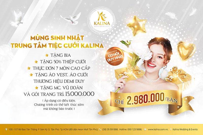 Ưu đãi tiệc cưới