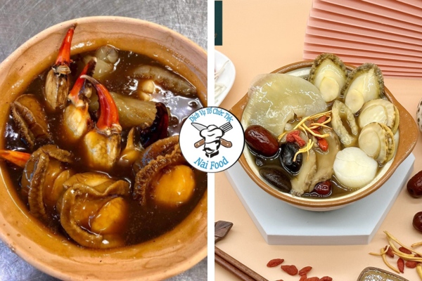 Soup bào ngư vi cá