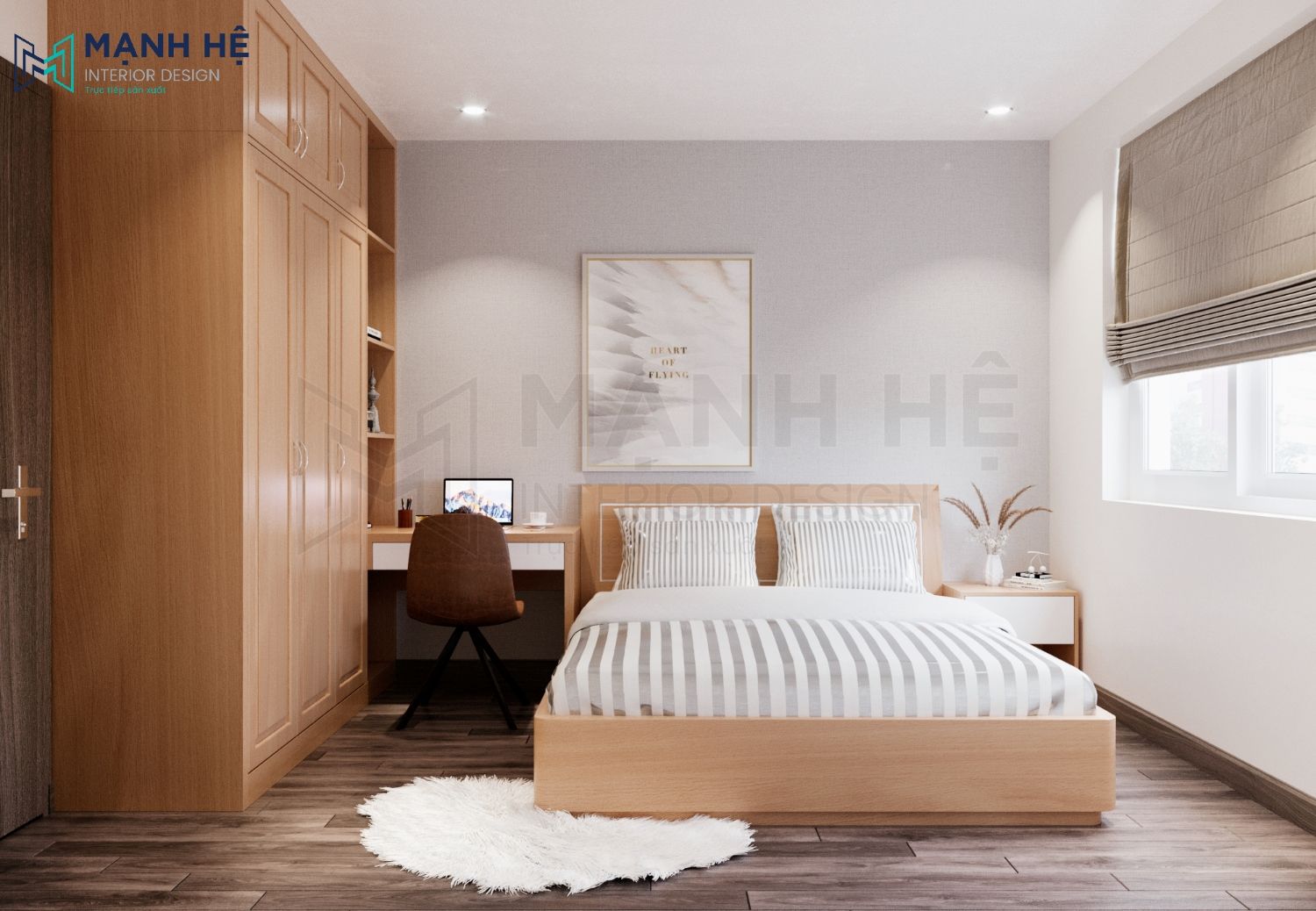 Vị trí kê giường ngủ hợp lý